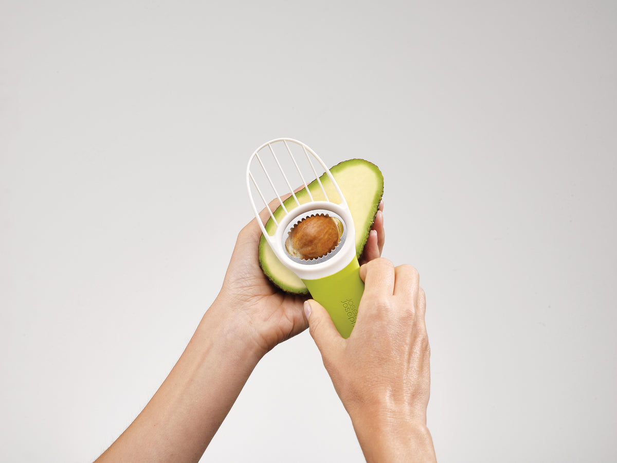 Joseph Joseph GoAvocado - Outil 3-en-1 Pour Avocat Avec Poignée Souple - Vert