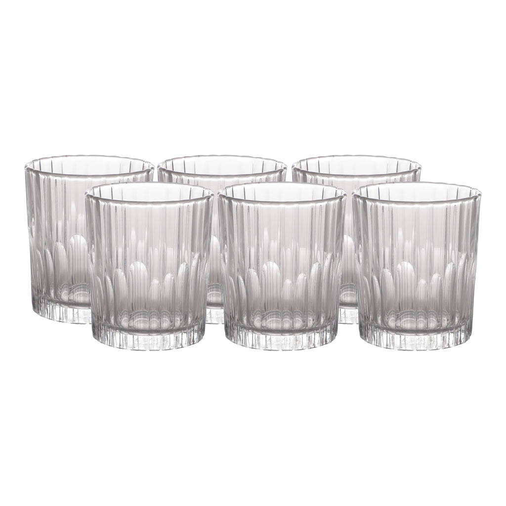 Bring elegance to your table with the Duralex Manhattan Clear Tumbler set. This 220ml set of 6 is made of tempered glass, making it 3.5 times stronger than normal glass and great for everyday use. Enjoy luxury dining with this durable and stylish glassware. shop duralex products at homeasia.in