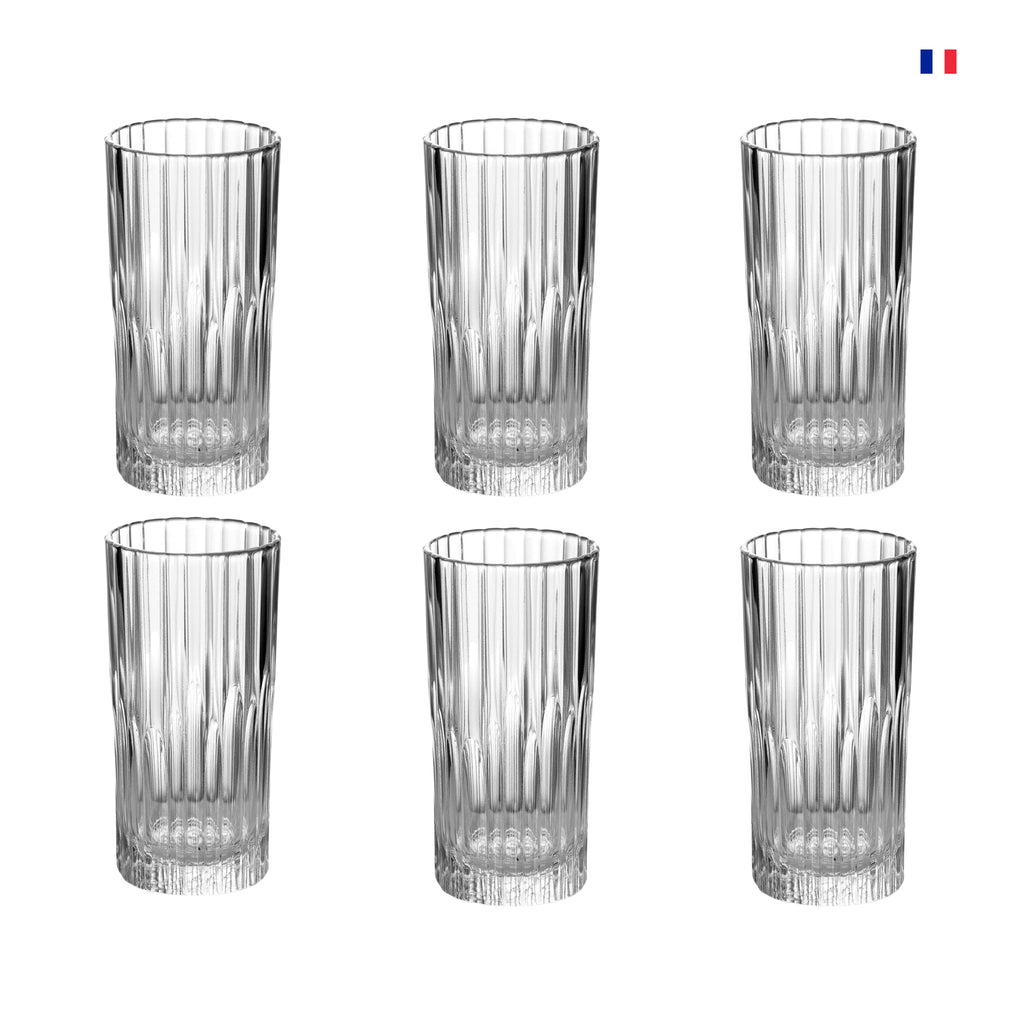 Looking for a unique gift? How about getting yourself some Duralex Manhattan Highball Tumblers? Why not try making your own mocktail or simply use the glassware to serve your favorite drink. shop online at homeasia.in 305 ml glass set of 6, for drinking, whiskey, juice tea, coffee, mocktail cocktail 