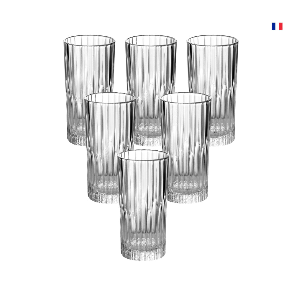 Looking for a unique gift? How about getting yourself some Duralex Manhattan Highball Tumblers? Why not try making your own mocktail or simply use the glassware to serve your favorite drink. shop online at homeasia.in 305 ml glass set of 6, for drinking, whiskey, juice tea, coffee, mocktail cocktail 