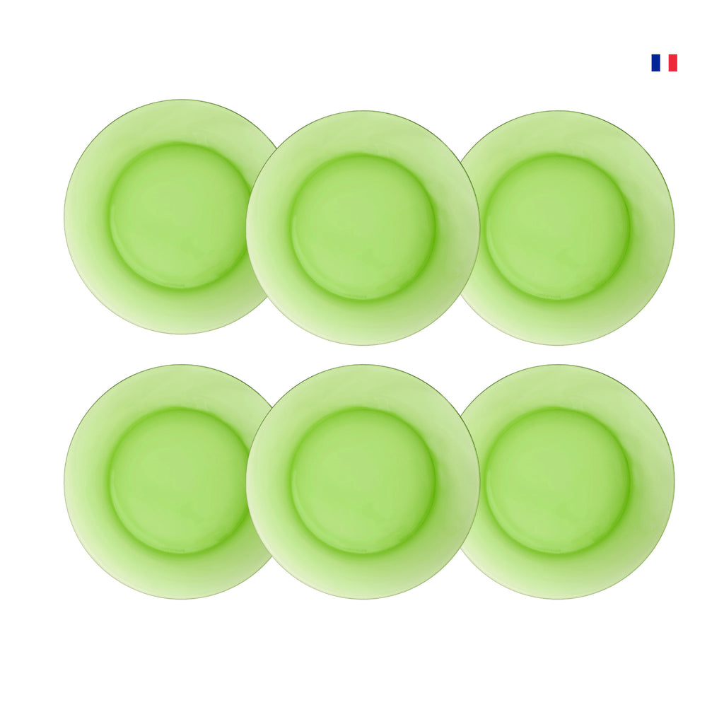 Duralex Lys Green Desert Plate 19cm is made of tempered glass, making it 3.5 times stronger than regular glassware. It's perfect for any modern kitchen and a luxurious addition to your dinnerware collection. Durable, stylish and luxurious - the perfect combination! at homeasia.in