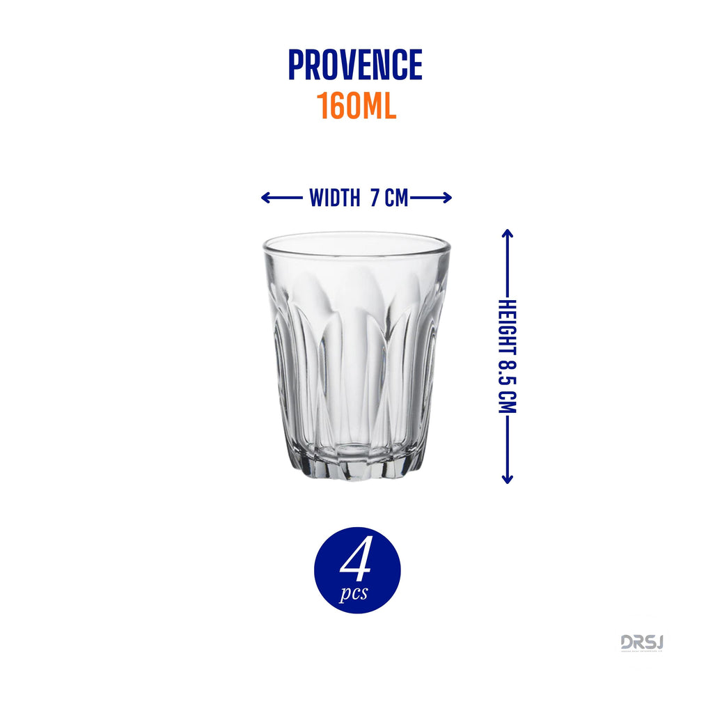 Duralex Provence Glasses 160ml Set of 4