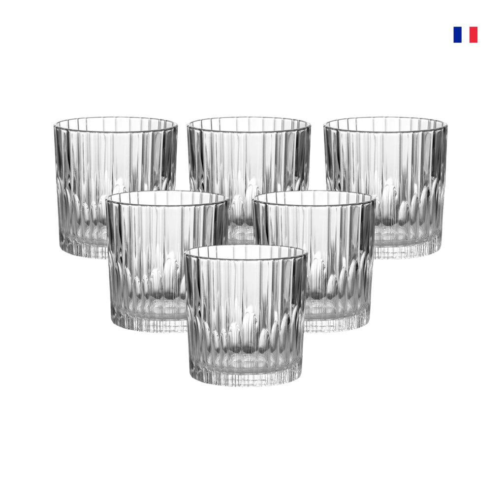 Bring elegance to your table with the Duralex Manhattan Clear Tumbler set. This 310ml set of 6 is made of tempered glass, making it 3.5 times stronger than normal glass and great for everyday use. Enjoy luxury dining with this durable and stylish glassware.    