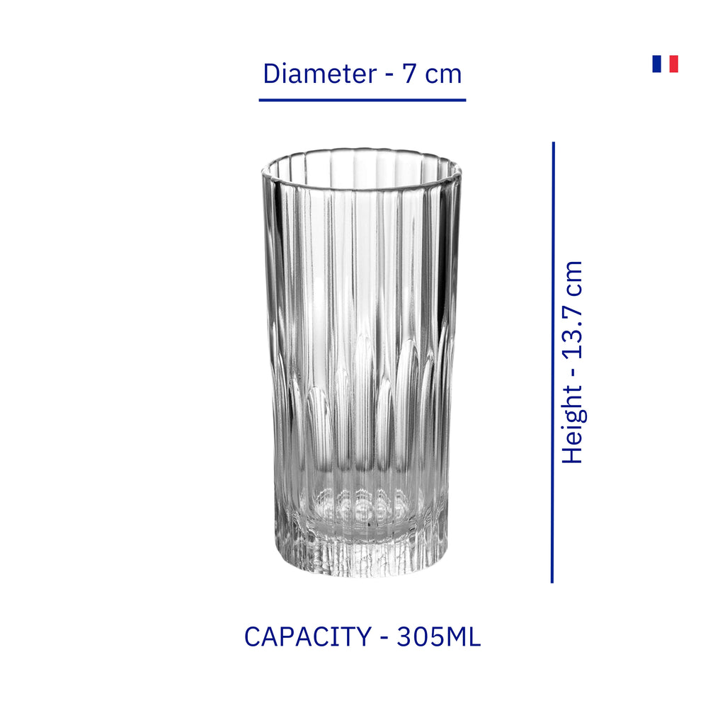 Looking for a unique gift? How about getting yourself some Duralex Manhattan Highball Tumblers? Why not try making your own mocktail or simply use the glassware to serve your favorite drink. shop online at homeasia.in 305 ml glass set of 6, for drinking, whiskey, juice tea, coffee, mocktail cocktail 