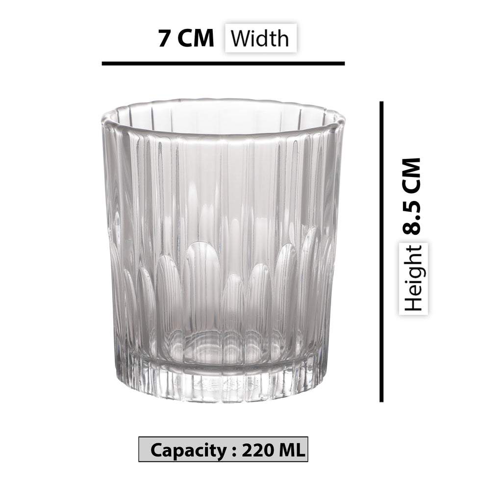 Bring elegance to your table with the Duralex Manhattan Clear Tumbler set. This 220ml set of 6 is made of tempered glass, making it 3.5 times stronger than normal glass and great for everyday use. Enjoy luxury dining with this durable and stylish glassware. shop duralex products at homeasia.in