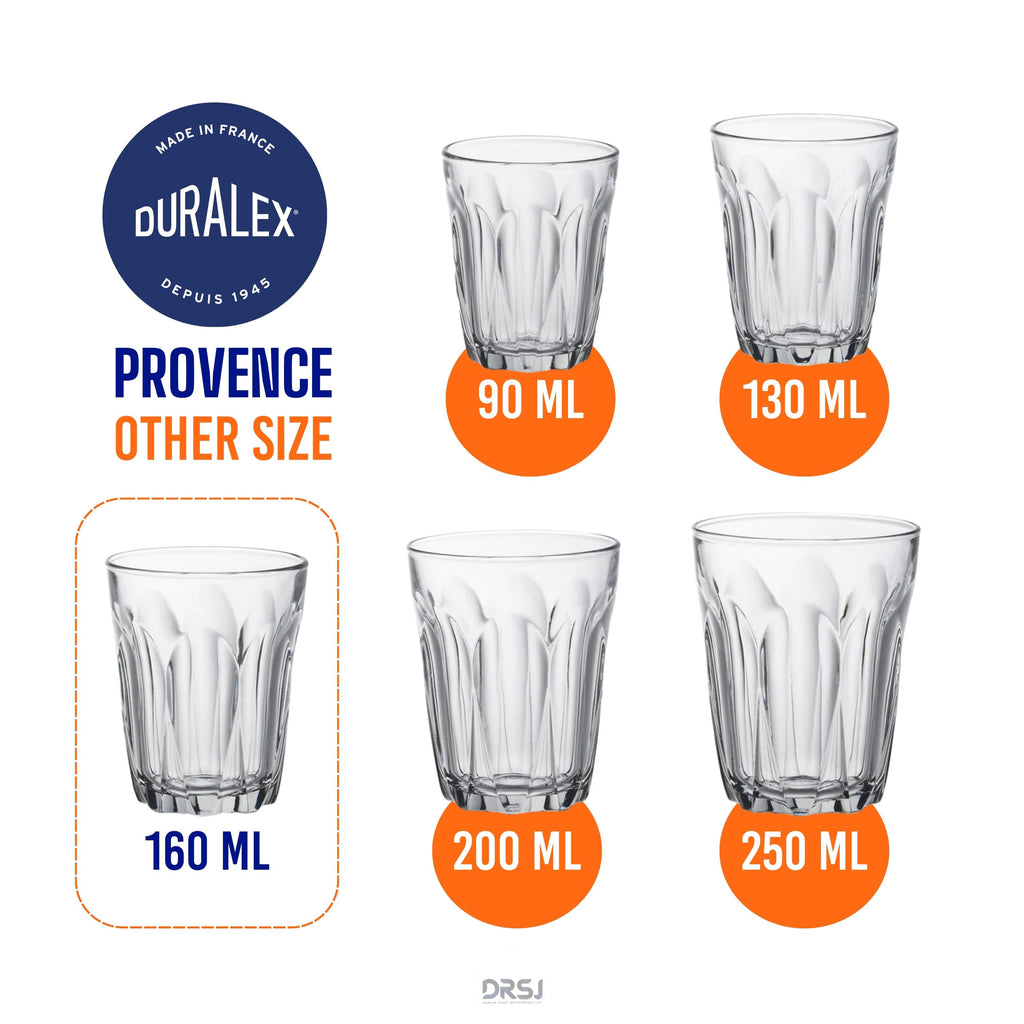 Duralex Provence Glasses 160ml Set of 4