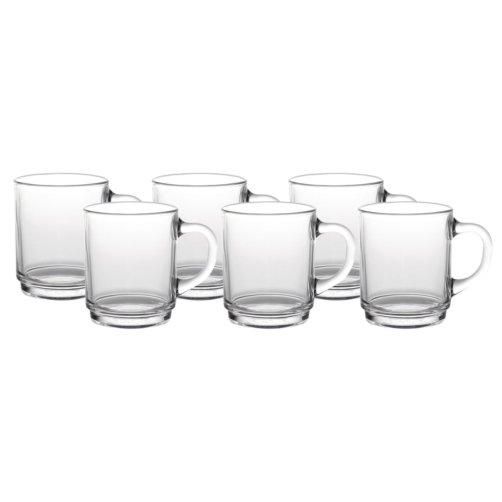 Duralex Versailles Clear Mug 260 ML  6 PCS SET