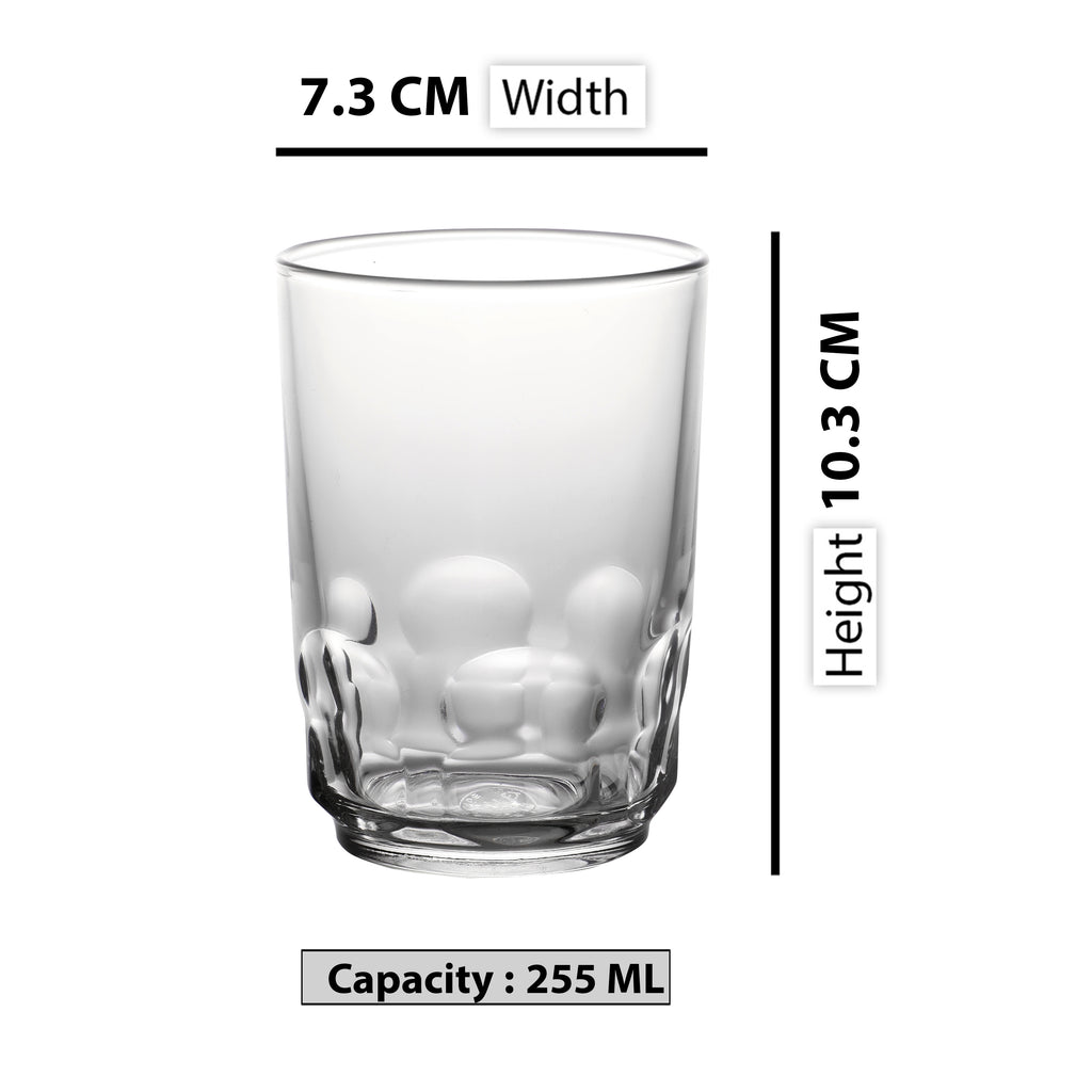 Hilal Clear Highball Tumbler 255 ML 6 PCS SET