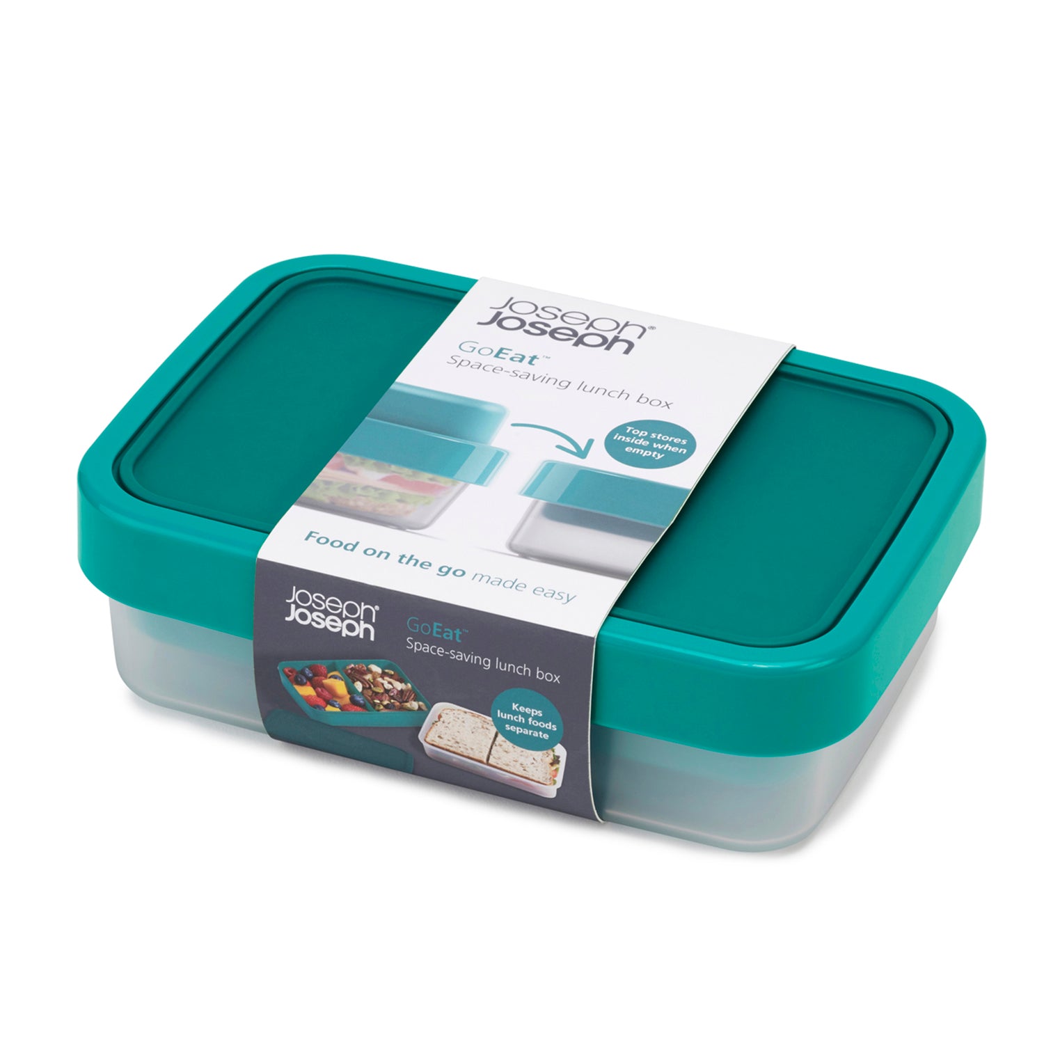 Joseph Joseph GoEat Compact 3-in-1 Salad Box, Teal : Home & Kitchen 