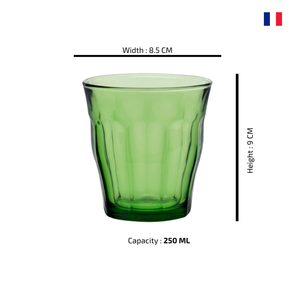 Duralex Picardie Glass Tumbler 250 ML Green